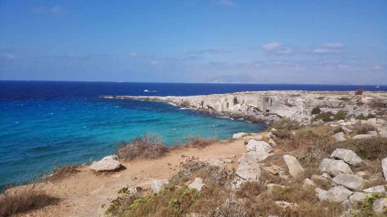 cartina favignana spiagge